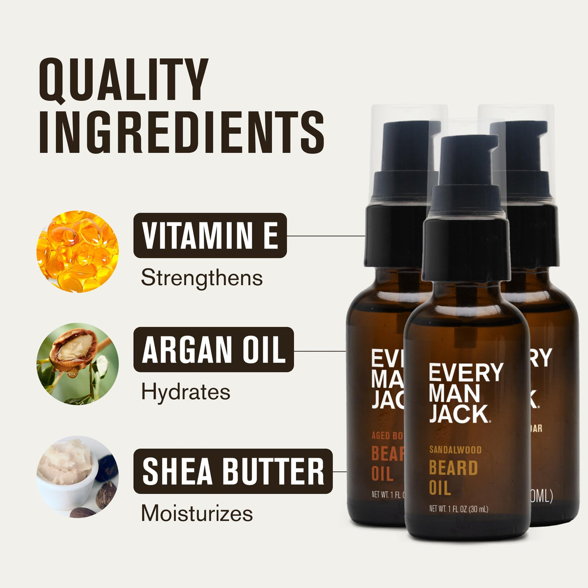 Every Man Jack oil drop on hand texture demonstrating lightweight absorption benefit