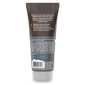 Every Man Jack bottle in gym bag highlighting travel-ready odor and wetness protection