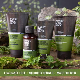 Every Man Jack twin pack next to a ruler showing 4.2 oz scale