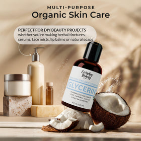 Everyday Beauty glycerin being mixed into a DIY serum for enhanced hydration
