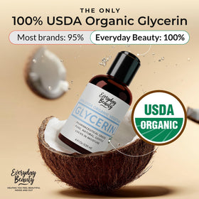 Everyday Beauty pouring glycerin to show texture and smooth moisturizing effect