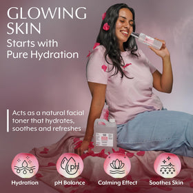 Everyday Beauty spray in hand demonstrating quick hydration and refresh benefit