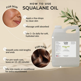 Everyday Beauty squalane label closeup emphasizing pure olive-derived ingredient benefit