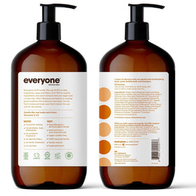 everyone pump in use dispensing soap for hair or body with easy application