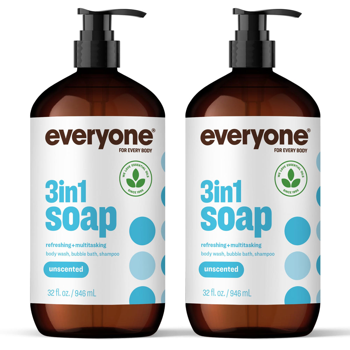 everyone front bottle showing label and clean minimal design for easy identification