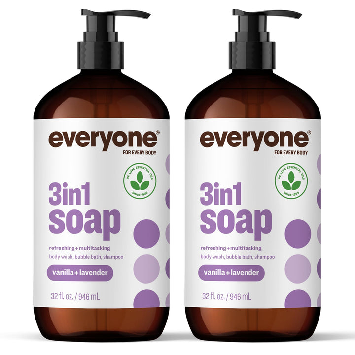 everyone bottle front packaging showing label and scent for easy identification