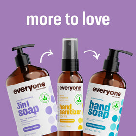 everyone bottle in shower setting illustrating convenient multitasking use