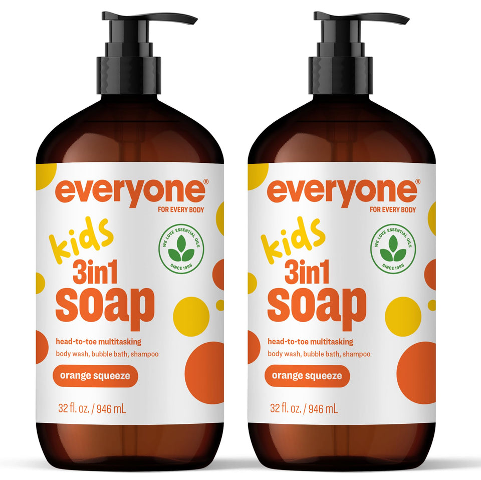 everyone front packaging showing two 32 ounce bottles and benefits