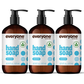 everyone front packaging showing three 12.75oz bottles and clear labeling for gentle wash