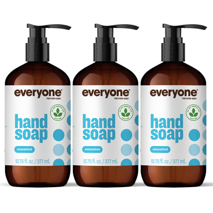 everyone front packaging showing three 12.75oz bottles and clear labeling for gentle wash