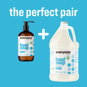 everyone pump detail close-up highlighting easy-dispense pump and controlled dosing benefit