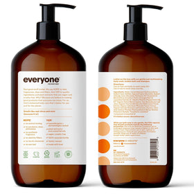 everyone 3‑in‑1 creamy lather closeup demonstrating gentle cleansing action
