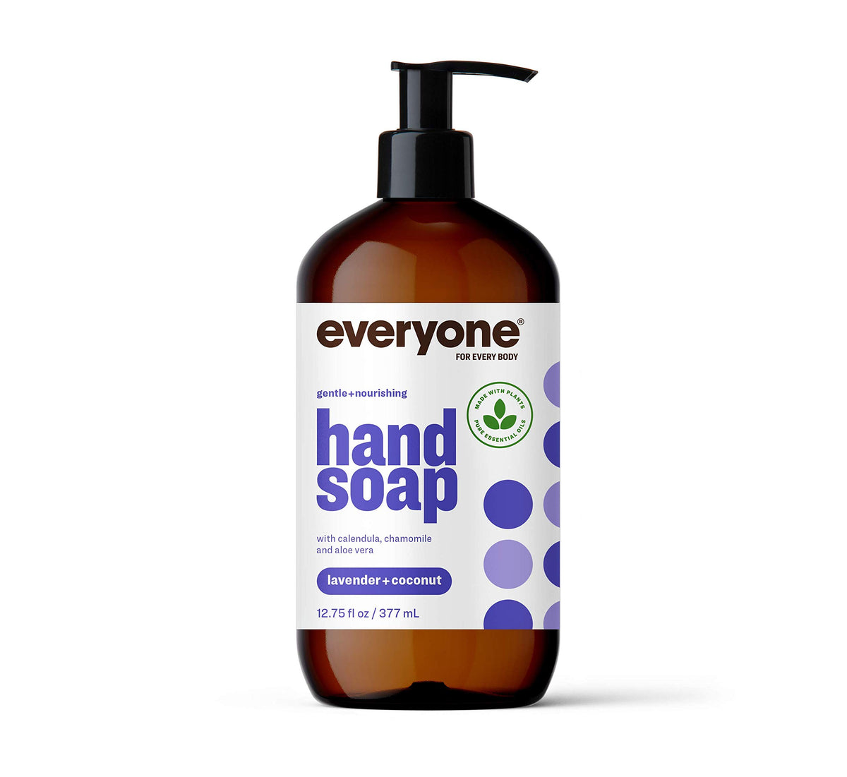 everyone front packaging showing bottle and label benefits