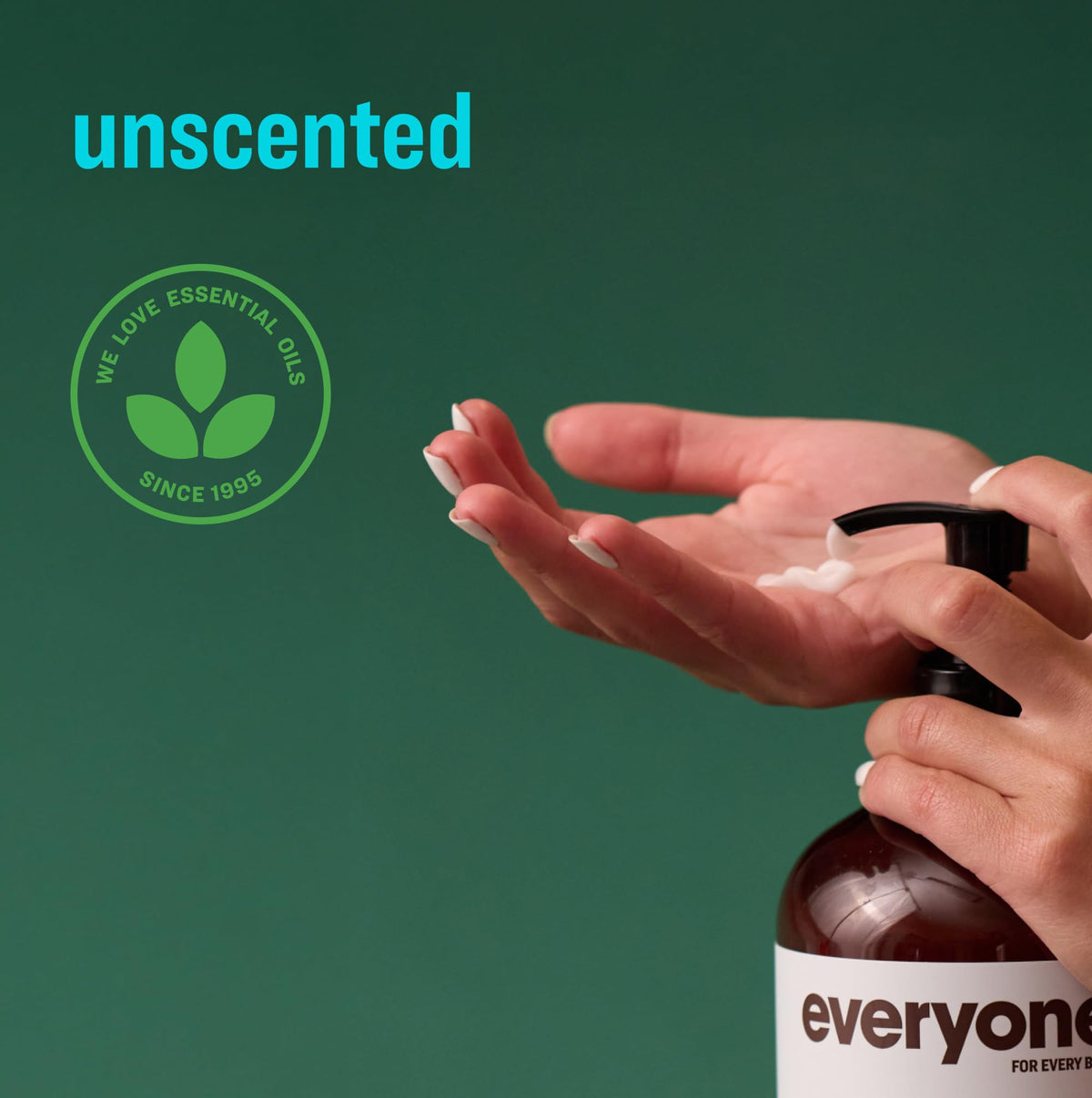 everyone applying lotion to hands highlighting fast-absorbing hydration