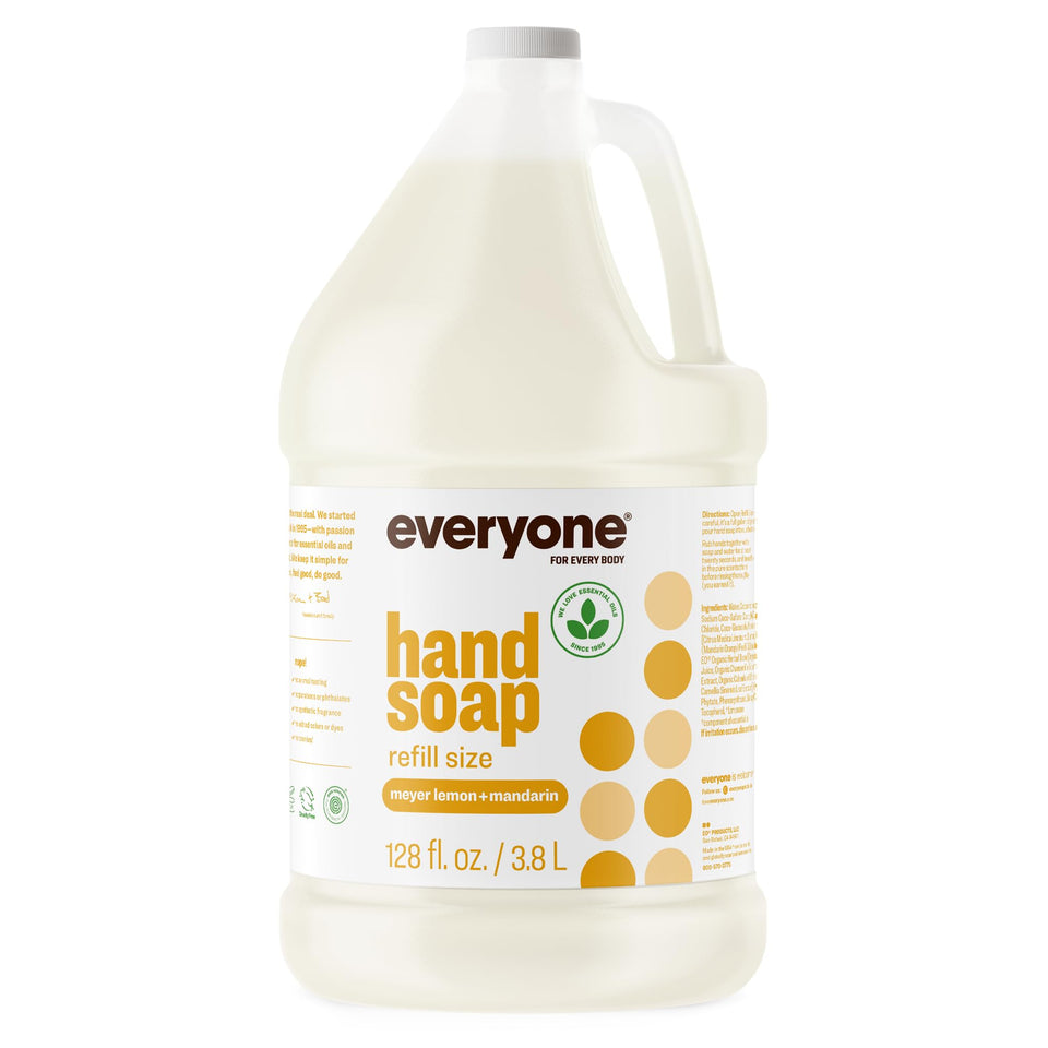 everyone brand gallon front view showing label and citrus scent benefit