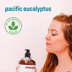 everyone close-up of lather texture demonstrating gentle cleansing foam