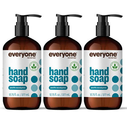 everyone bottle front packaging showing three-pack and recyclable benefit