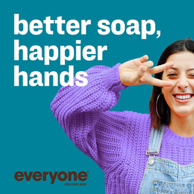 everyone for every body bottle held in hand showing size and everyday practicality