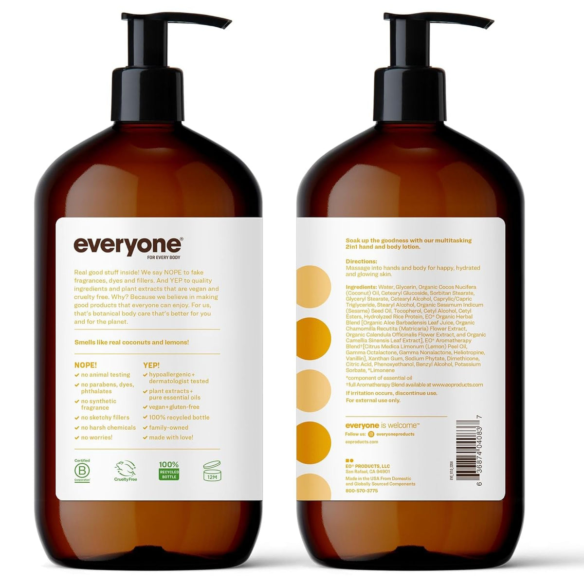 Everyone applied on hands demonstrating fast-absorbing moisture and touchable softness