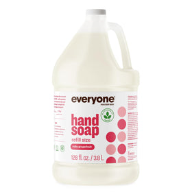 everyone ruby grapefruit front label showing scent and recycled bottle benefits