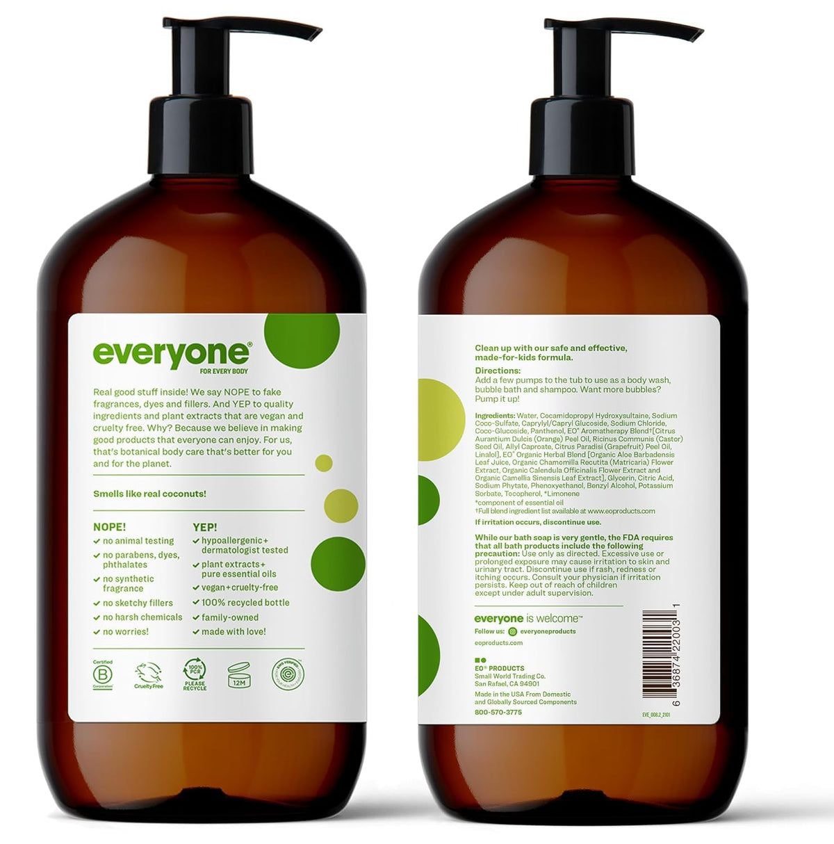 everyone close-up foam texture illustrating gentle lather and soft clean