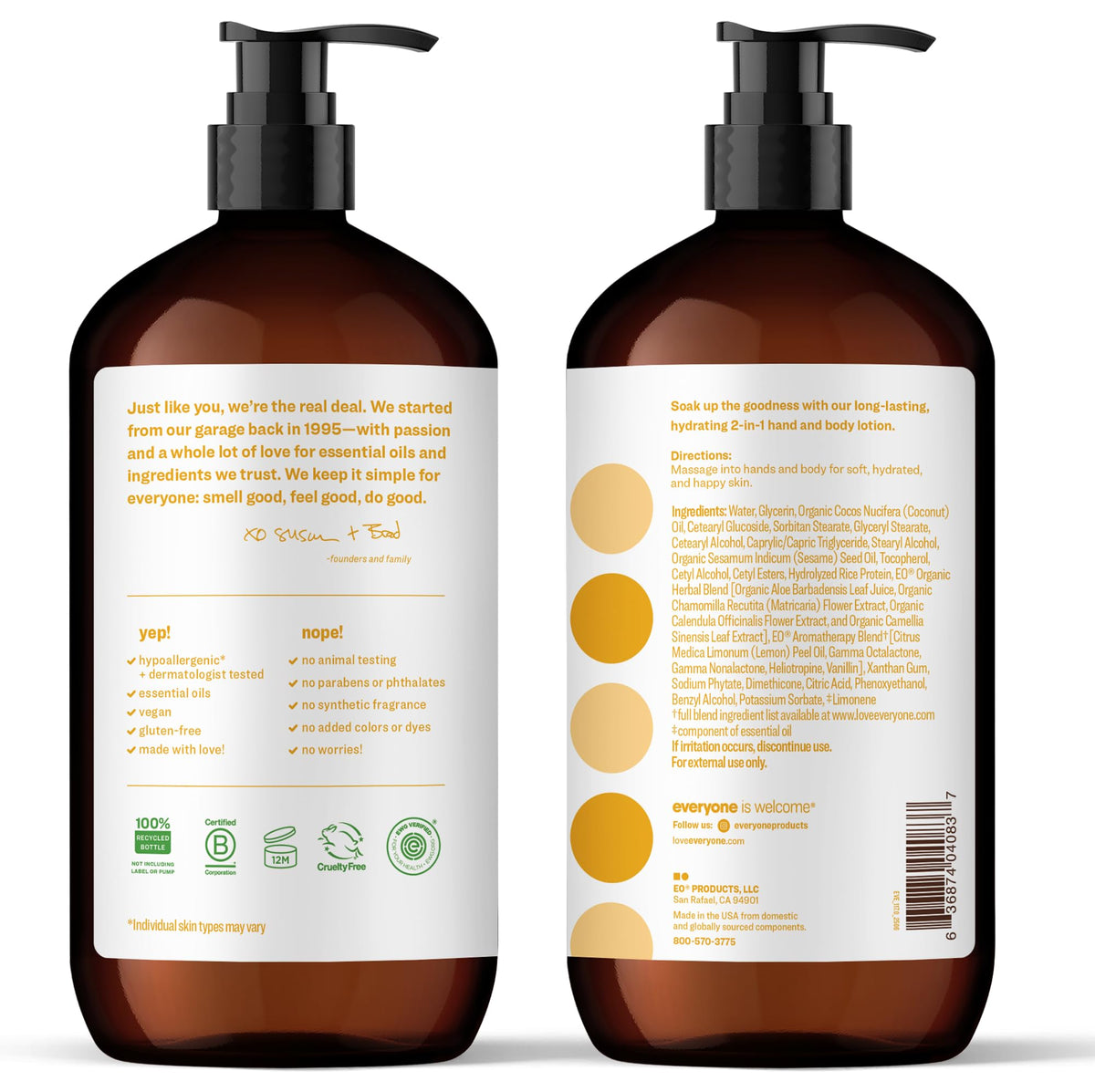 Everyone lotion texture close-up highlighting smooth, non-greasy cream for soft skin