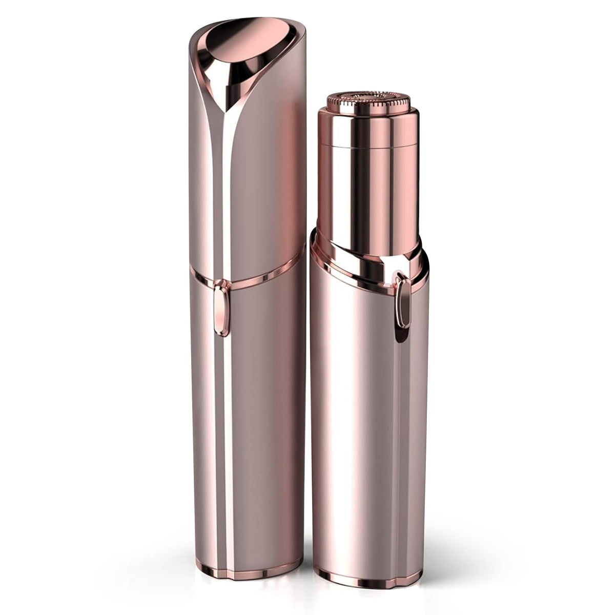 eviey front view rose gold showing compact design and quick grooming benefit