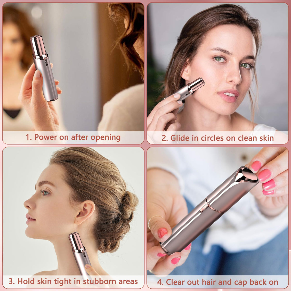 EVIEY held in hand to show size and easy control for touch-ups