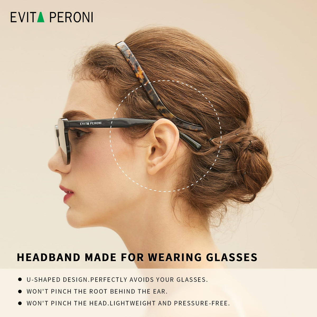EVITA PERONI acetate close-up revealing glossy texture and elasticity