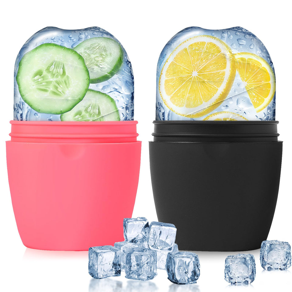 Evmliy ice roller front packaging showing dual silicone molds for cooling benefits