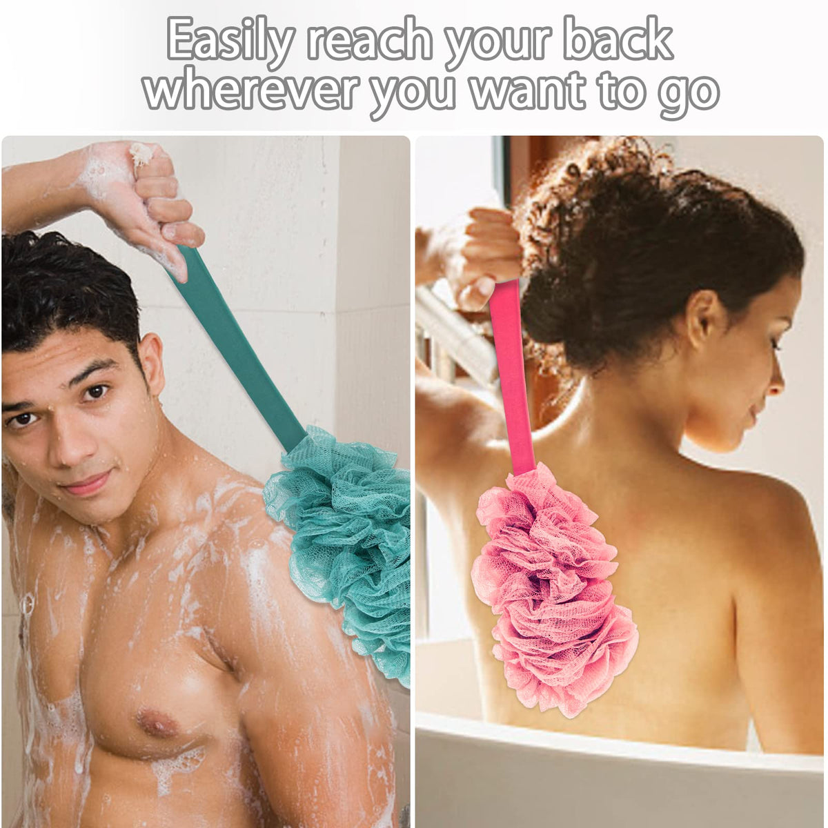 Evmliy long handle close-up highlighting grip comfort and reach benefit