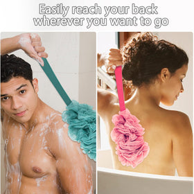 Evmliy long handle close-up highlighting grip comfort and reach benefit