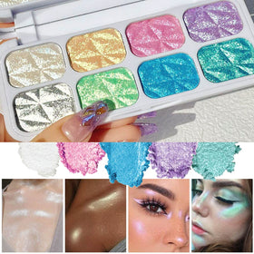 evpct close-up texture swatch of iridescent powders demonstrating smooth micro-pearl finish