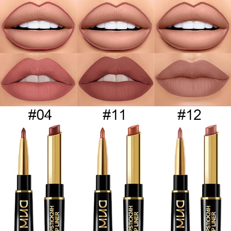evpct dual-ended pencil close-up showing liner and color tips for precise application