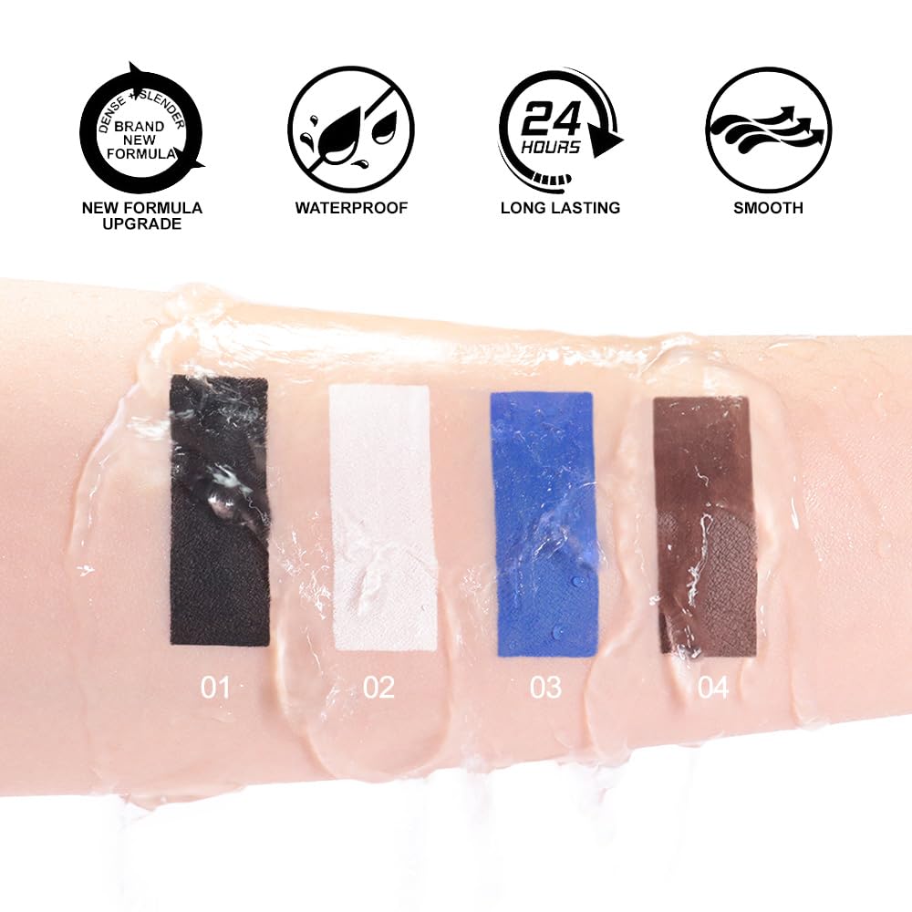 evpct eyeliner next to ruler showing compact size and portability