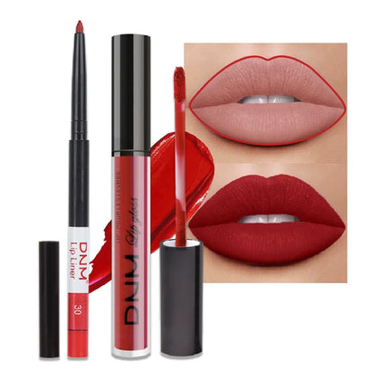 evpct front packaging showing matte oxblood red shade and compact duo benefit