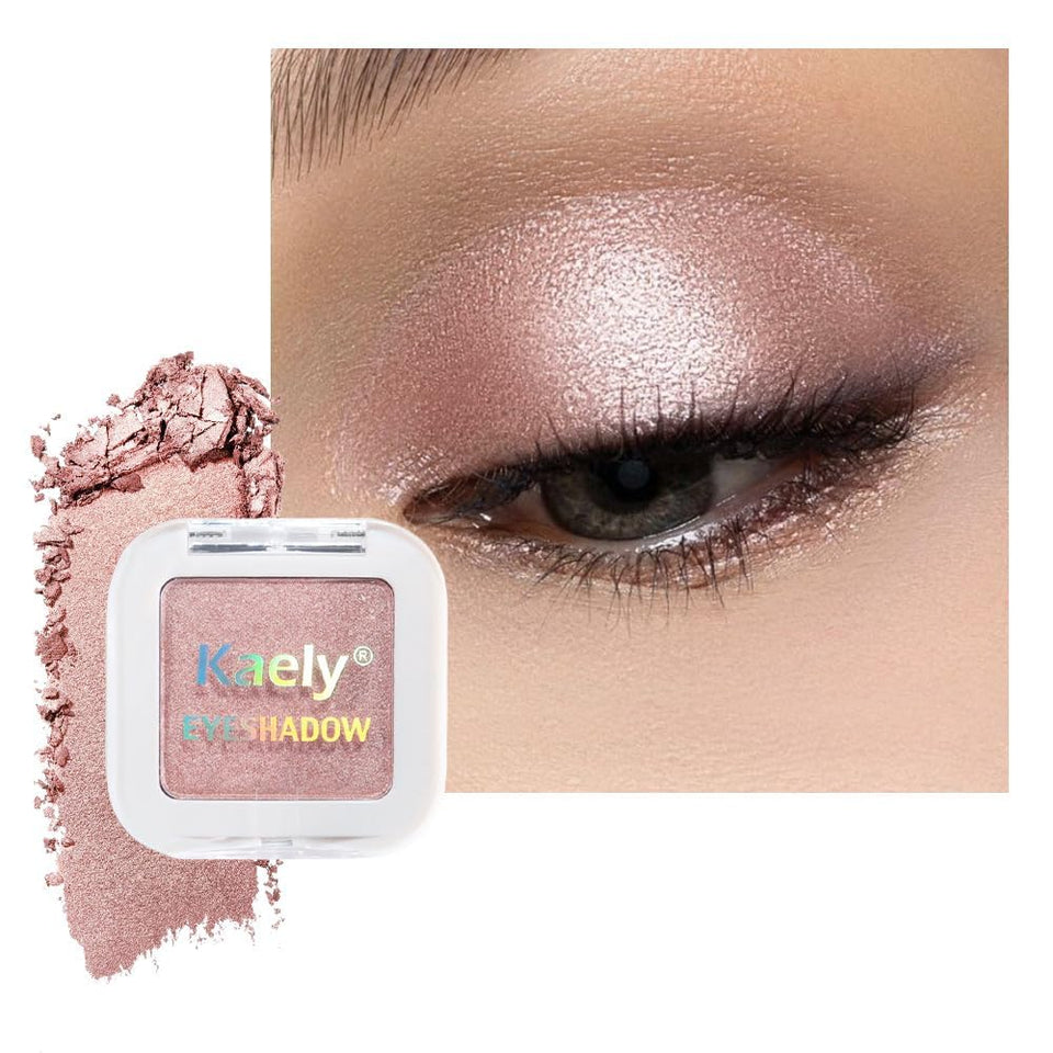 evpct front packaging showing dusty pink champagne palette, convenient travel-ready design