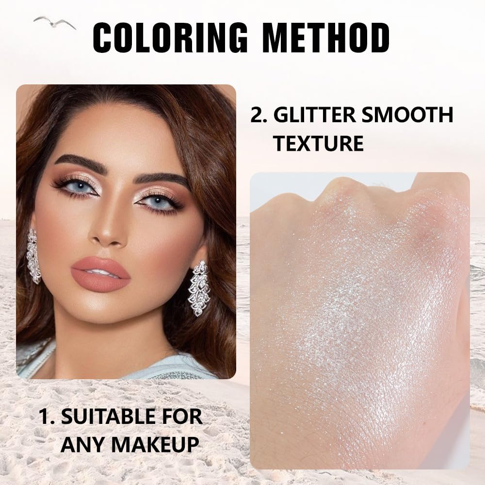 evpct applying shimmer on eyelid demonstrating brightening effect