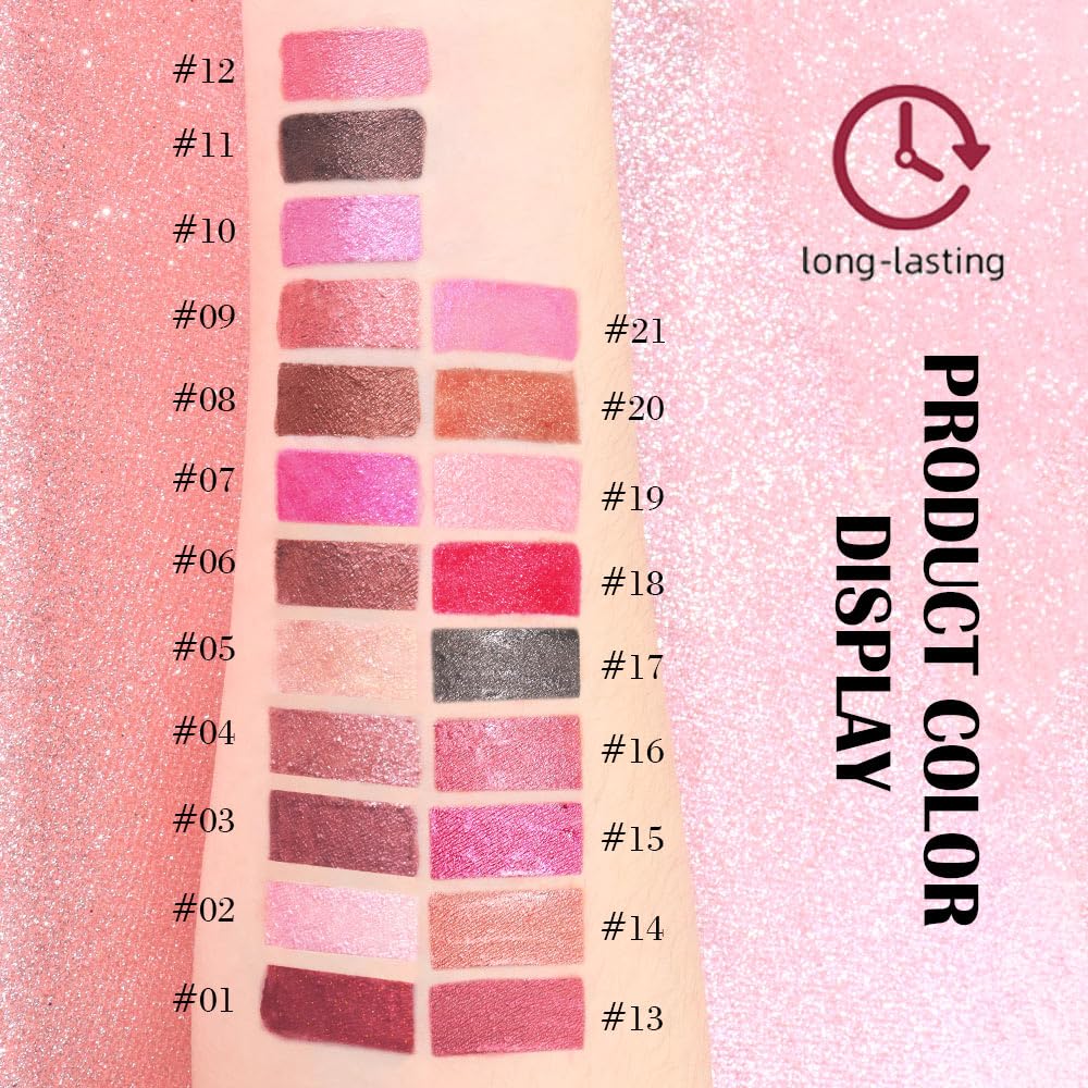 evpct label detail and shade name, clear ingredient and shade identification