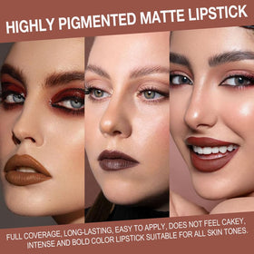 evpct creamy lipstick texture swipe demonstrating smooth full coverage