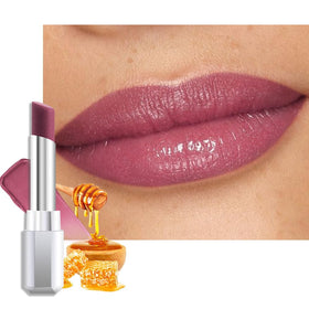evpct front packaging showing mauve tinted lip balm, travel-friendly convenience