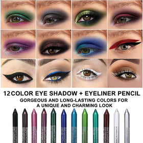evpct open pencils fanned to display green blue white black brown purple shades