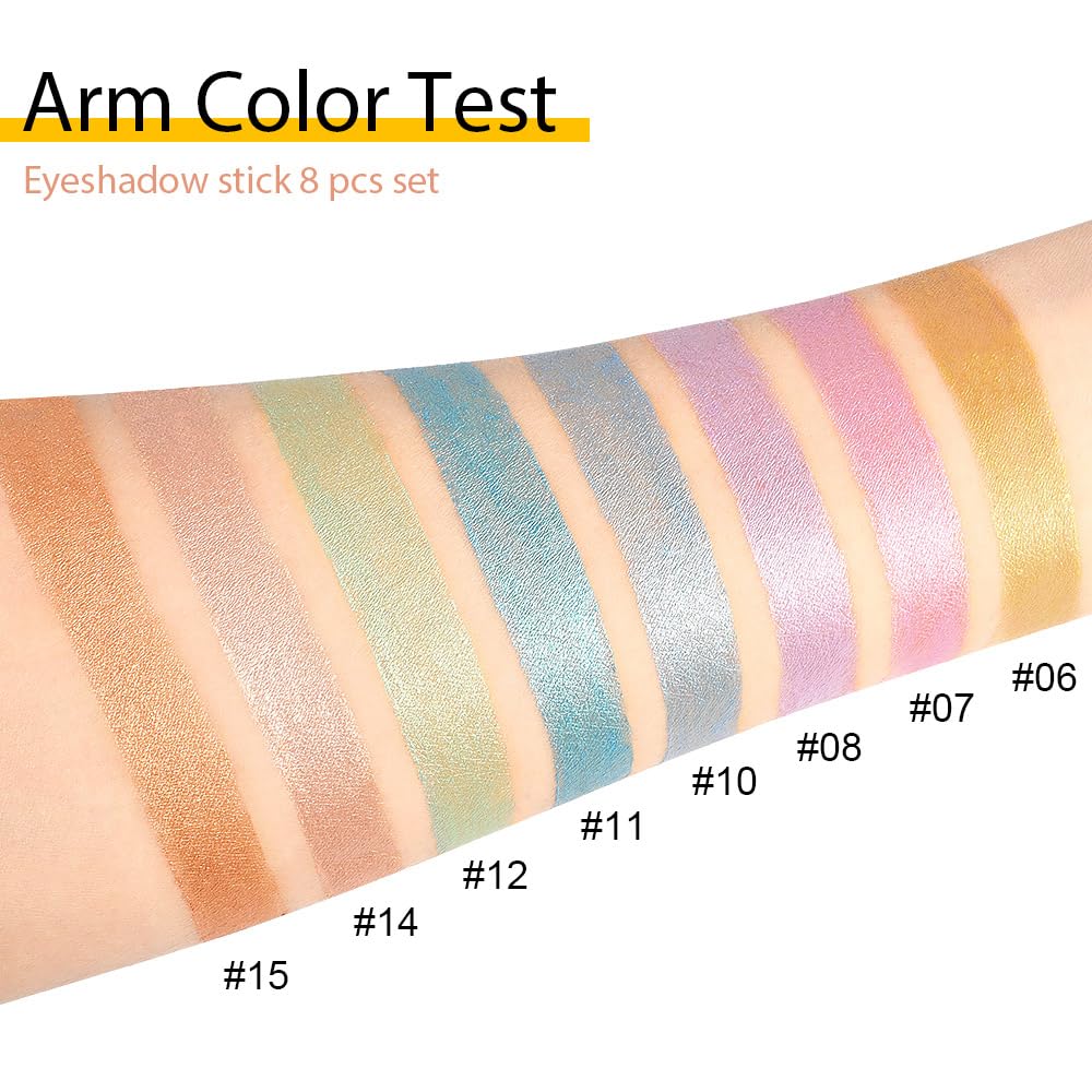 evpct shades array laid out to show desert pink purple blue green beige