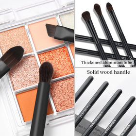 EVRCHGIEA brushes held in hand to show scale and portable design for travel convenience