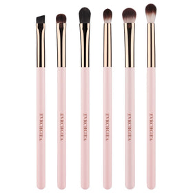 EVRCHGIEA front packaging showing 6-piece eye brush set and neat presentation