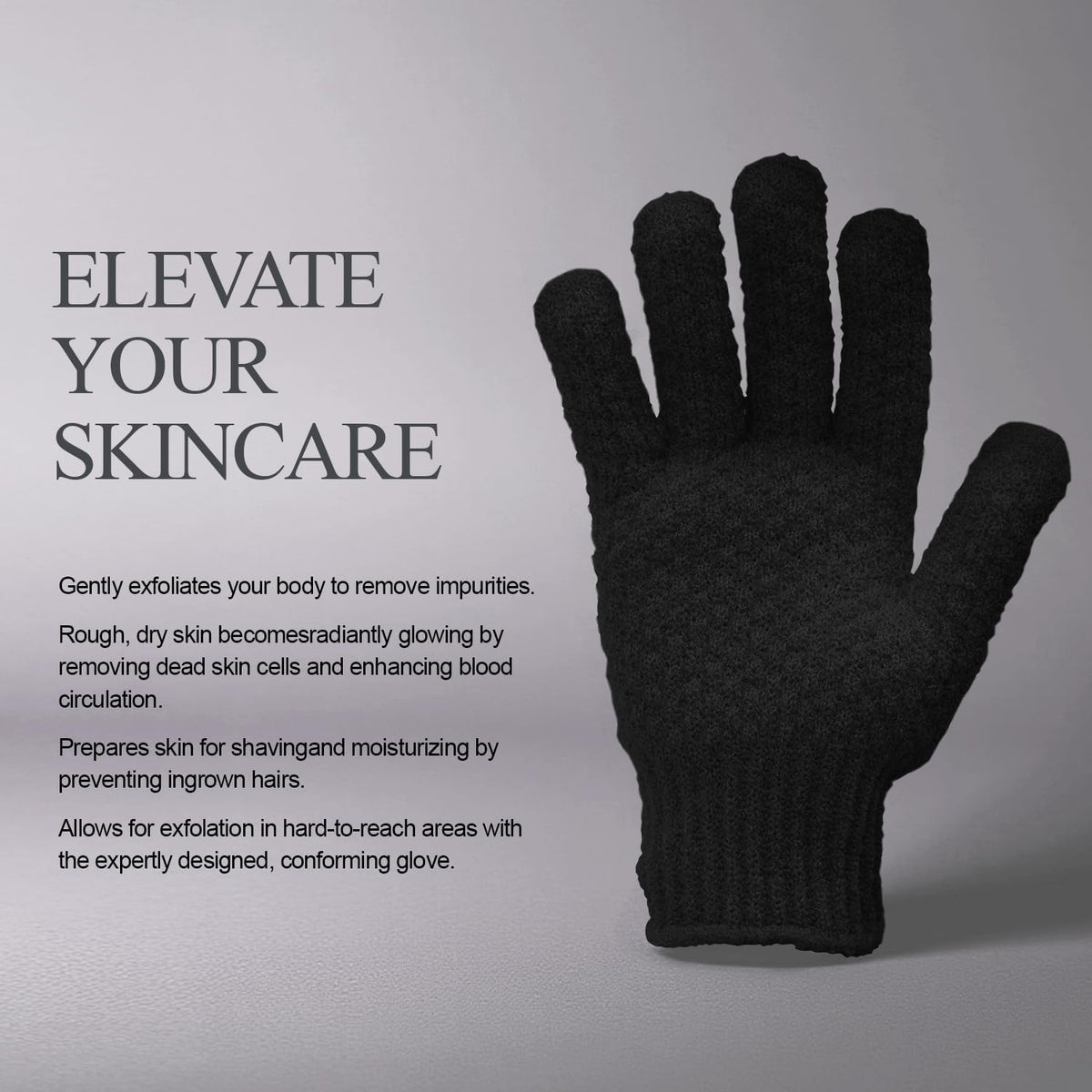 Evridwear glove worn on hand demonstrating grip and efficient scrubbing
