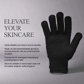 Evridwear glove worn on hand demonstrating grip and efficient scrubbing