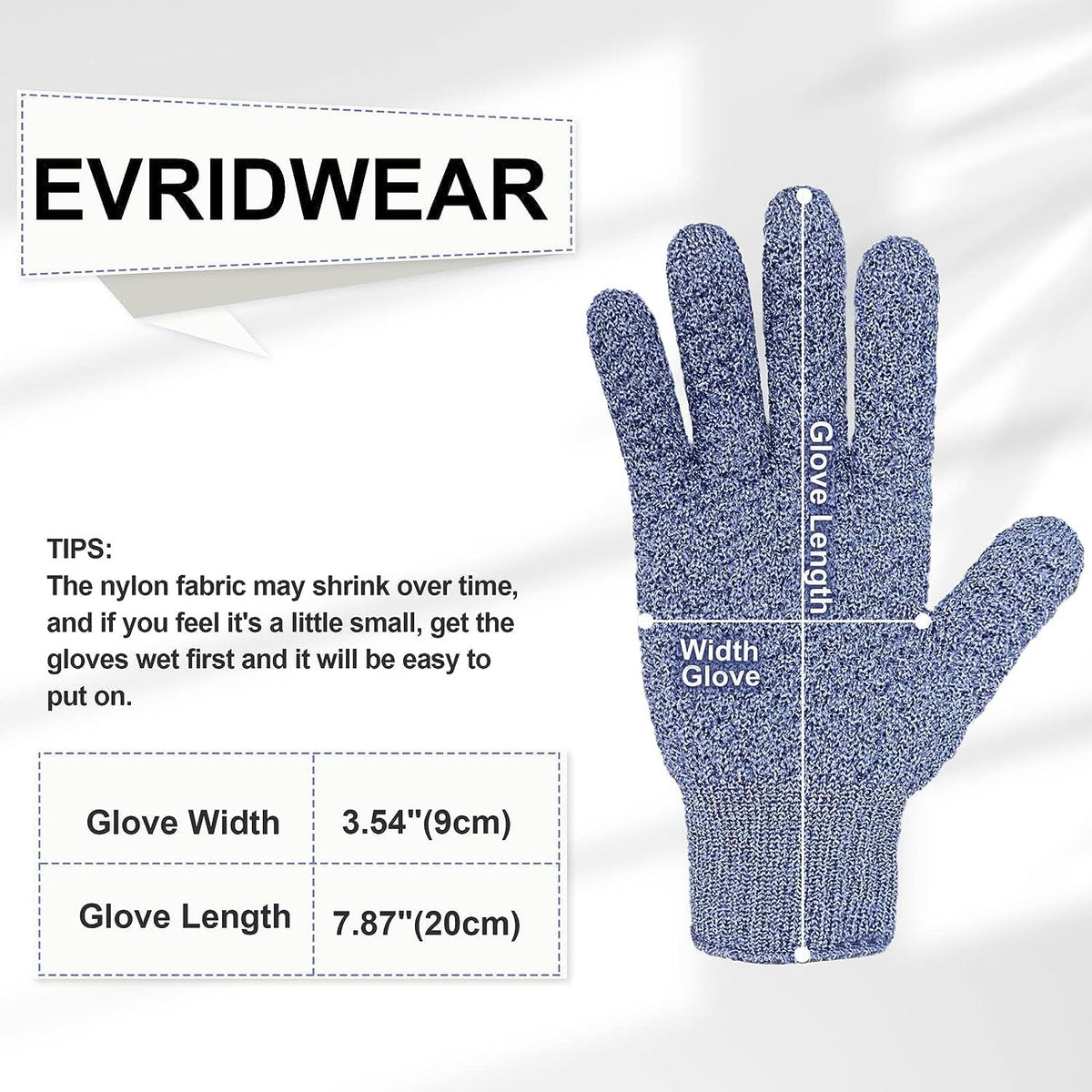 Evridwear gloves in spa setting delivering salon-like body care
