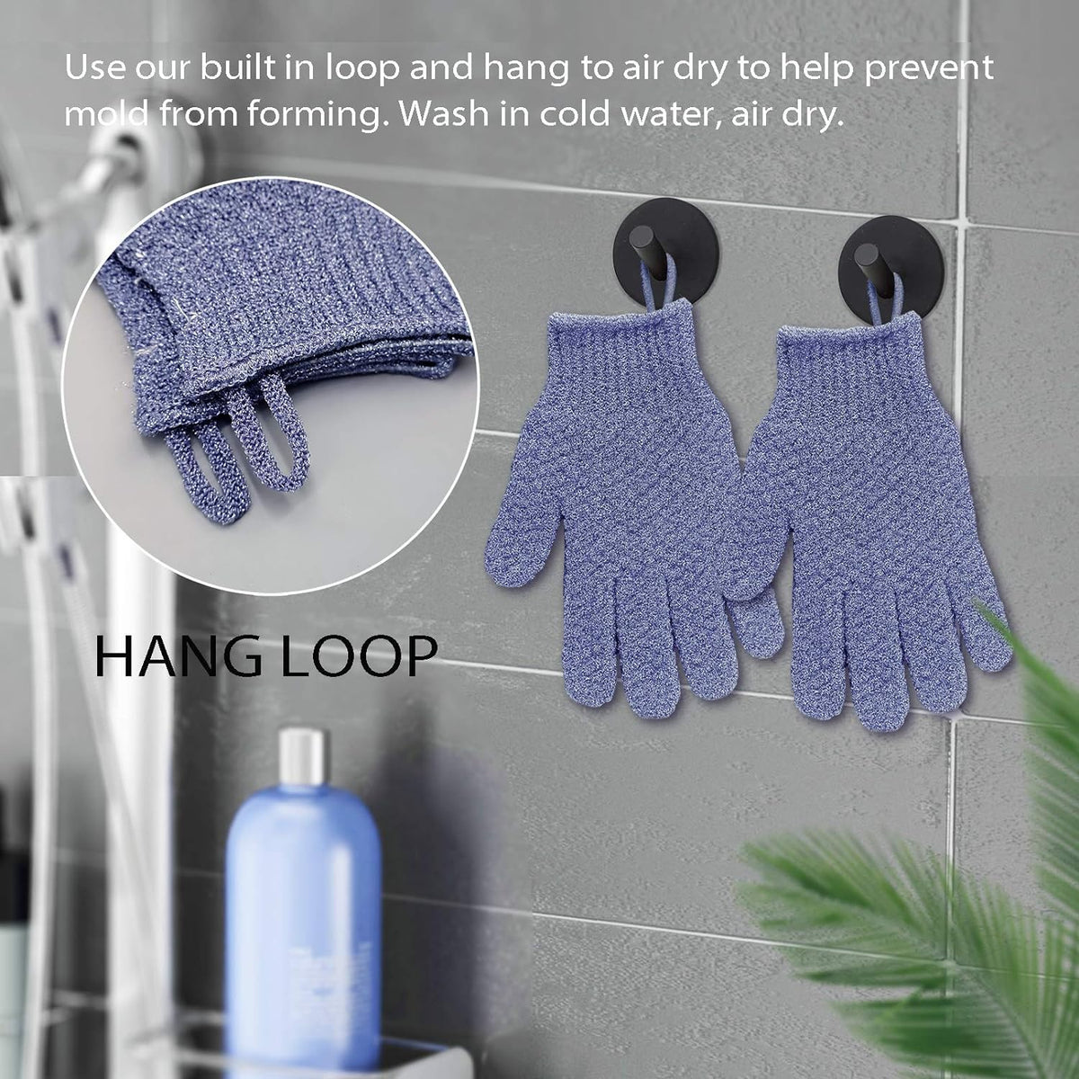 Evridwear hanging loop keeps gloves dry and prevents mildew