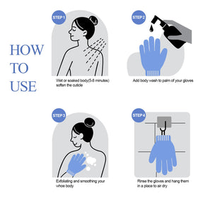 Evridwear glove loop detail for easy hanging and faster air drying